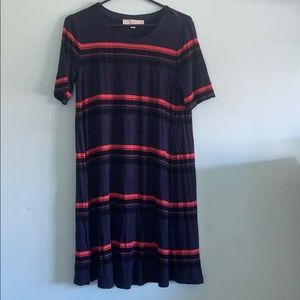 Cute striped t-shirt dress